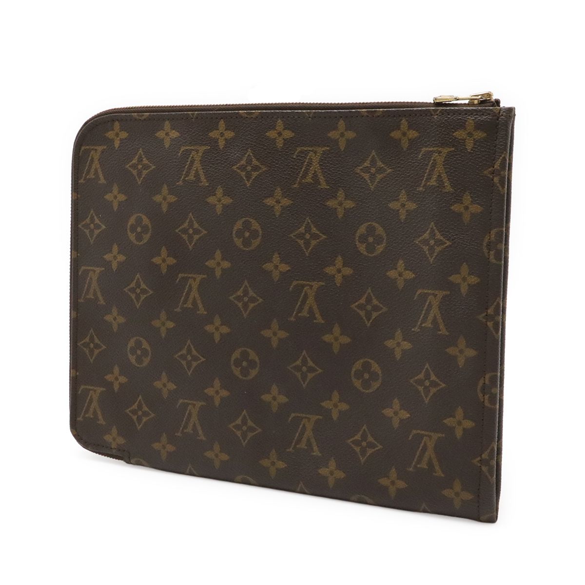 Louis Vuitton Monogram Poche Document Case Clutch Business — view 2