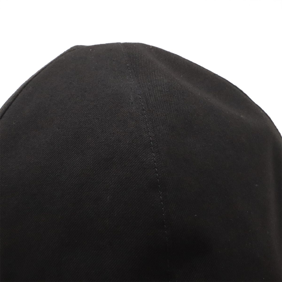 Hermes Hat Twill with Scarf 52% Polyester 28% Rayon 20% Polyurethane Black 56 — view 3