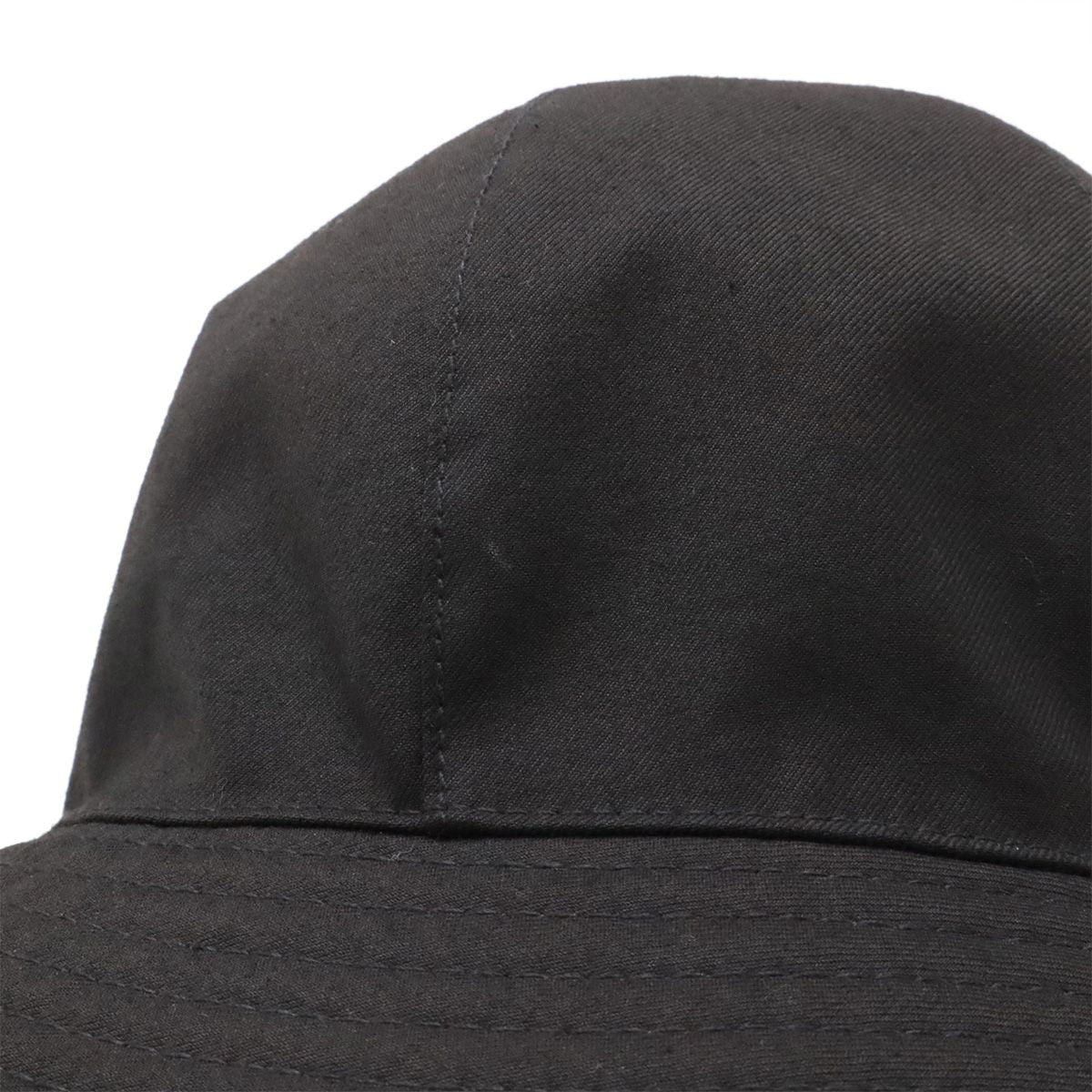 Hermes Hat Twill with Scarf 52% Polyester 28% Rayon 20% Polyurethane Black 56 — view 4