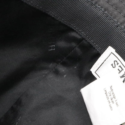 Hermes Hat Twill with Scarf 52% Polyester 28% Rayon 20% Polyurethane Black 56 — view 6