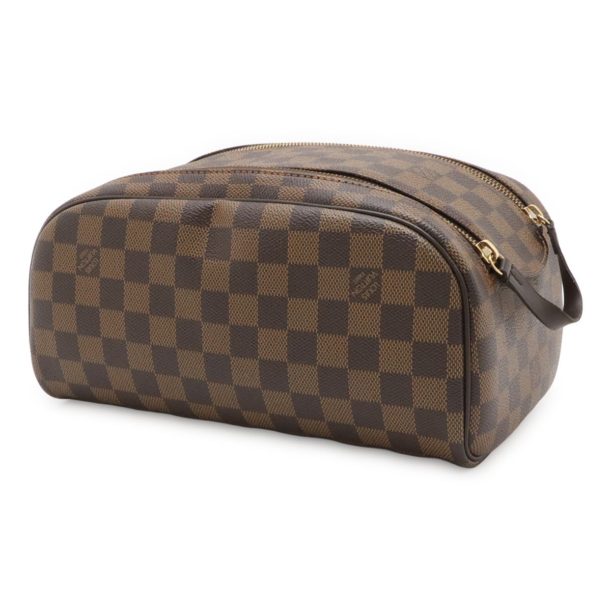 Louis Vuitton Damier Trousse Toilet King Makeup Pouch Travel Multi Second — view 2