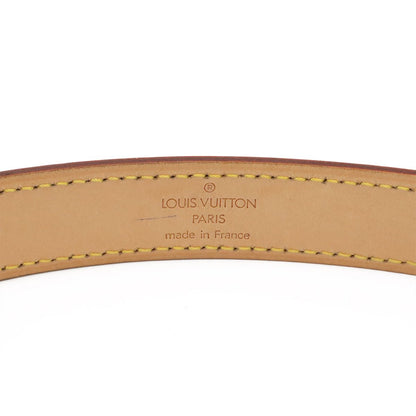 Louis Vuitton Monogram Denim Baggi Long Strap 126.5 cm Leather — view 6
