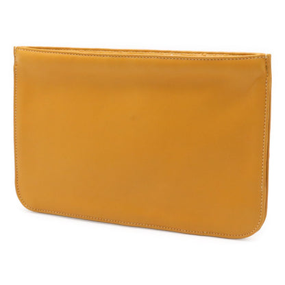 Loewe Anagram Pouch Makeup Clutch Striped Mesh Leather Master Gold — view 2