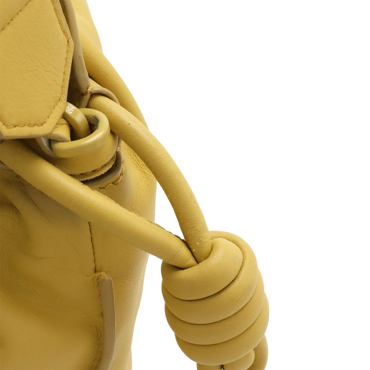 Loewe Flamenco Clutch Nano Pochette Shoulder Bag Logo Crossbody 2-Way Drawstring — view 4