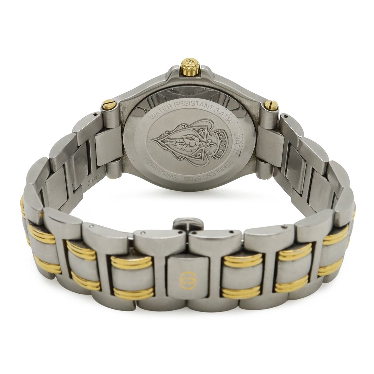 Gucci Black Dial Date SS Quartz Watch — view 7