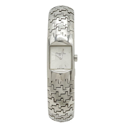 Dior Ific Silver Dial SS Quartz Watch