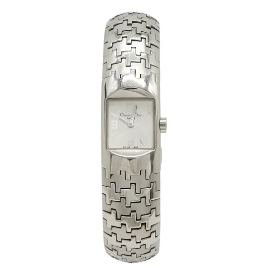 Dior Ific Silver Dial SS Quartz Watch