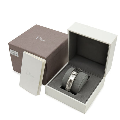 Dior Ific Silver Dial SS Quartz Watch — view 8