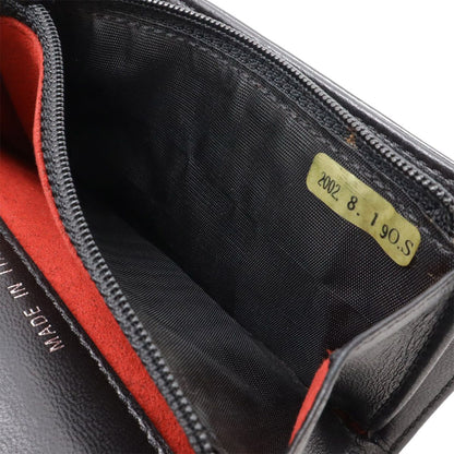 Chanel Choco Bar Coin Purse Enamel Patent Leather Black Silver — view 7