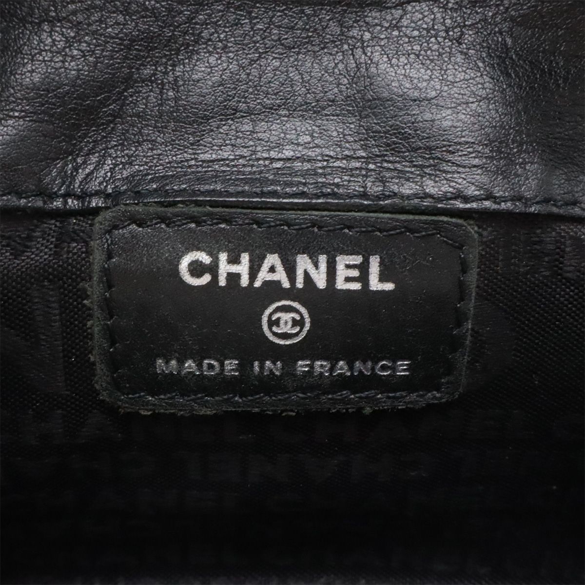 Chanel 2.55 Belt Bag 2-Way Clutch Leather Black Silver Chain Out of Stock 85 — view 8