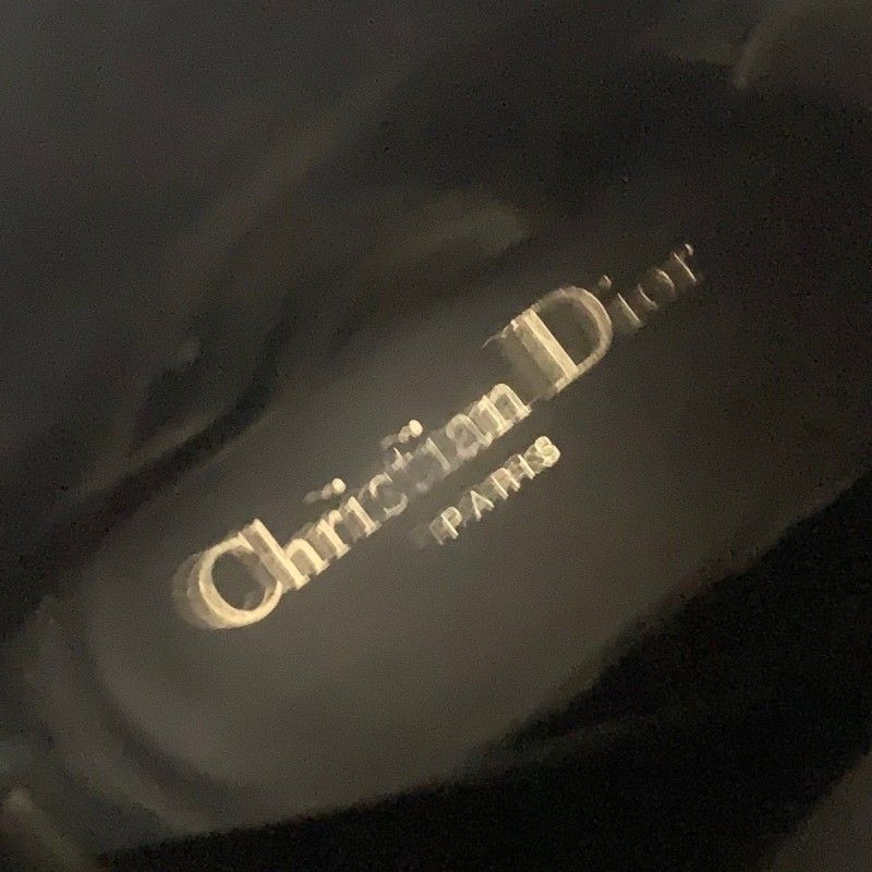 Dior D-major Boots Short Shoes Calfskin Leather Fabric Black Dark Beige Logo — view 7