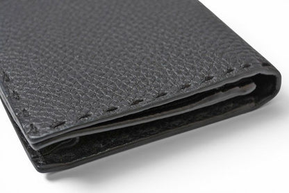 Fendi Wallet Selleria Leather Black Silver — view 4