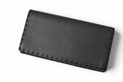 Fendi Wallet Selleria Leather Black Silver — view 3