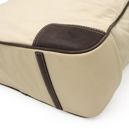 Loewe Anagram Tote 2-Way Shoulder Bag Canvas Leather Beige Dark Brown — view 3