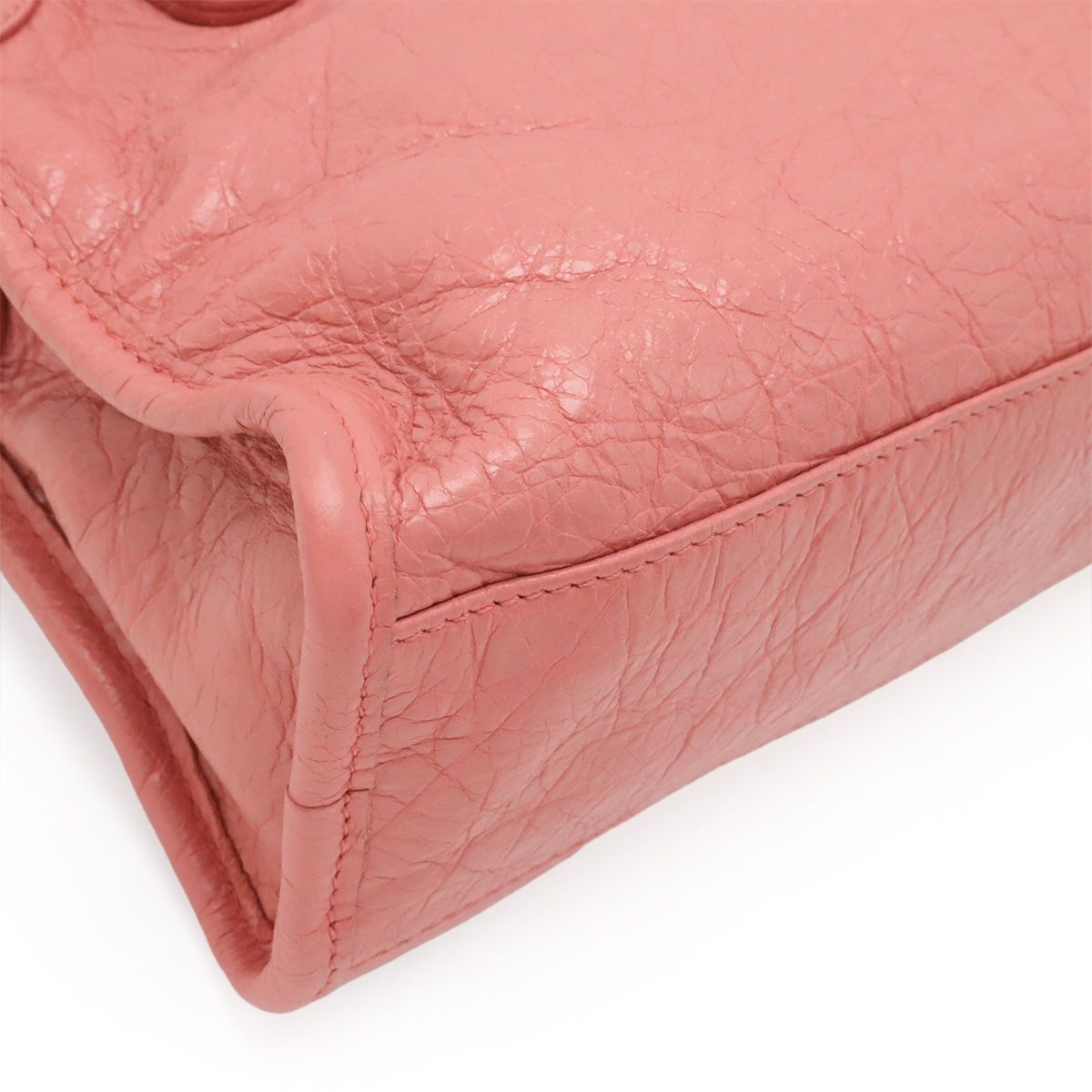 Balenciaga Classic Mini City Mini Bag 2-Way Leather Pink with Mirror — view 3