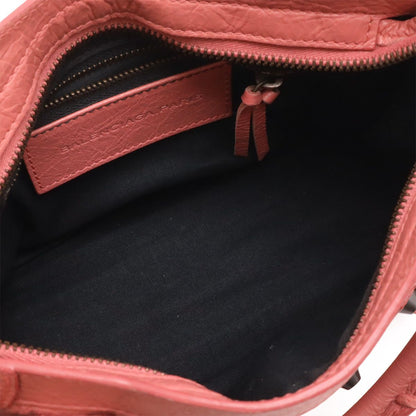 Balenciaga Classic Mini City Mini Bag 2-Way Leather Pink with Mirror — view 7