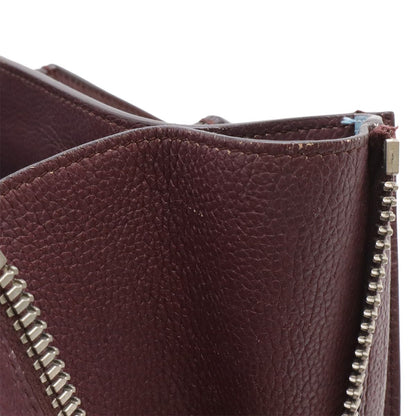 Balenciaga Paper A6 Zip Around Tote 2-Way Shoulder Bag Leather Purple Mirror — view 9