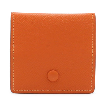 Hermes Mc2 Porto Monewat Coin Purse Square Veau Epsom Orange