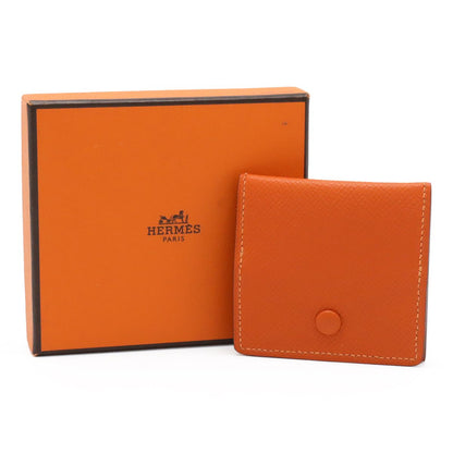 Hermes Mc2 Porto Monewat Coin Purse Square Veau Epsom Orange — view 6