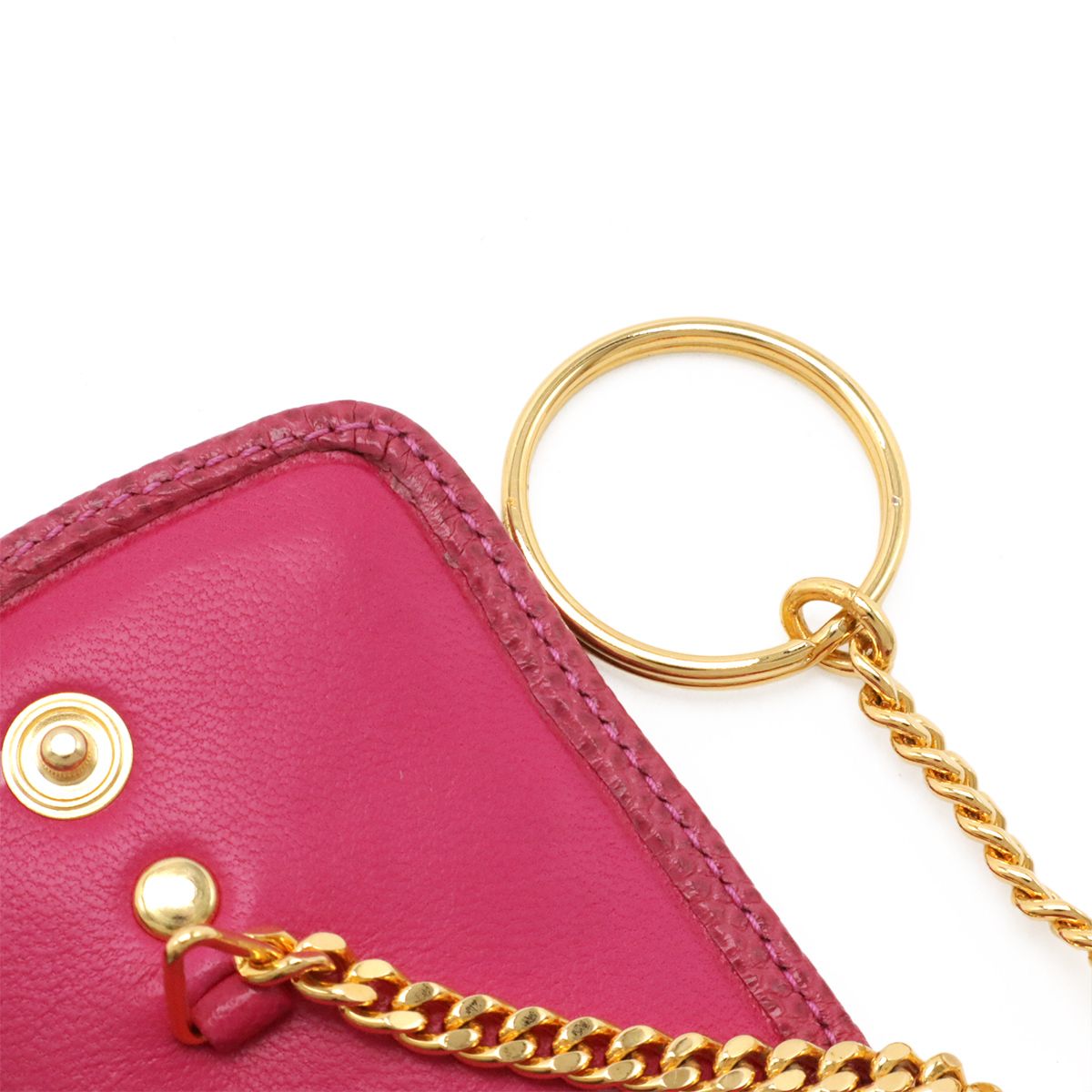 Chanel CC Logo Cigarette Case Tobacco Iqos Pouch Caviar Leather Fuchsia Pink — view 6