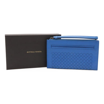Bottega Veneta Intrecciato Clutch Leather Blue — view 9