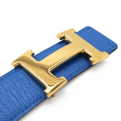 Hermes Belt Reversible Veau Epsom Blue Gold Light Brown 65 — view 3