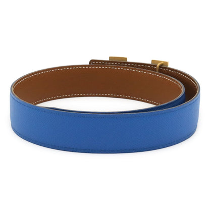 Hermes Belt Reversible Veau Epsom Blue Gold Light Brown 65 — view 2