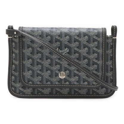 Goyard Plumet Pouch Wallet Shoulder Bag Pochette 2-Way Clutch Herringbone