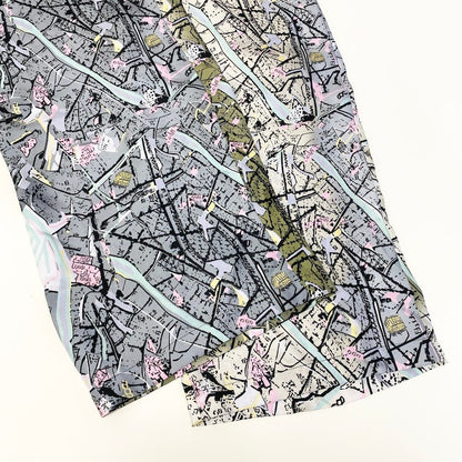 Fendi Pants Silk All Over Pattern 46 Gray — view 5