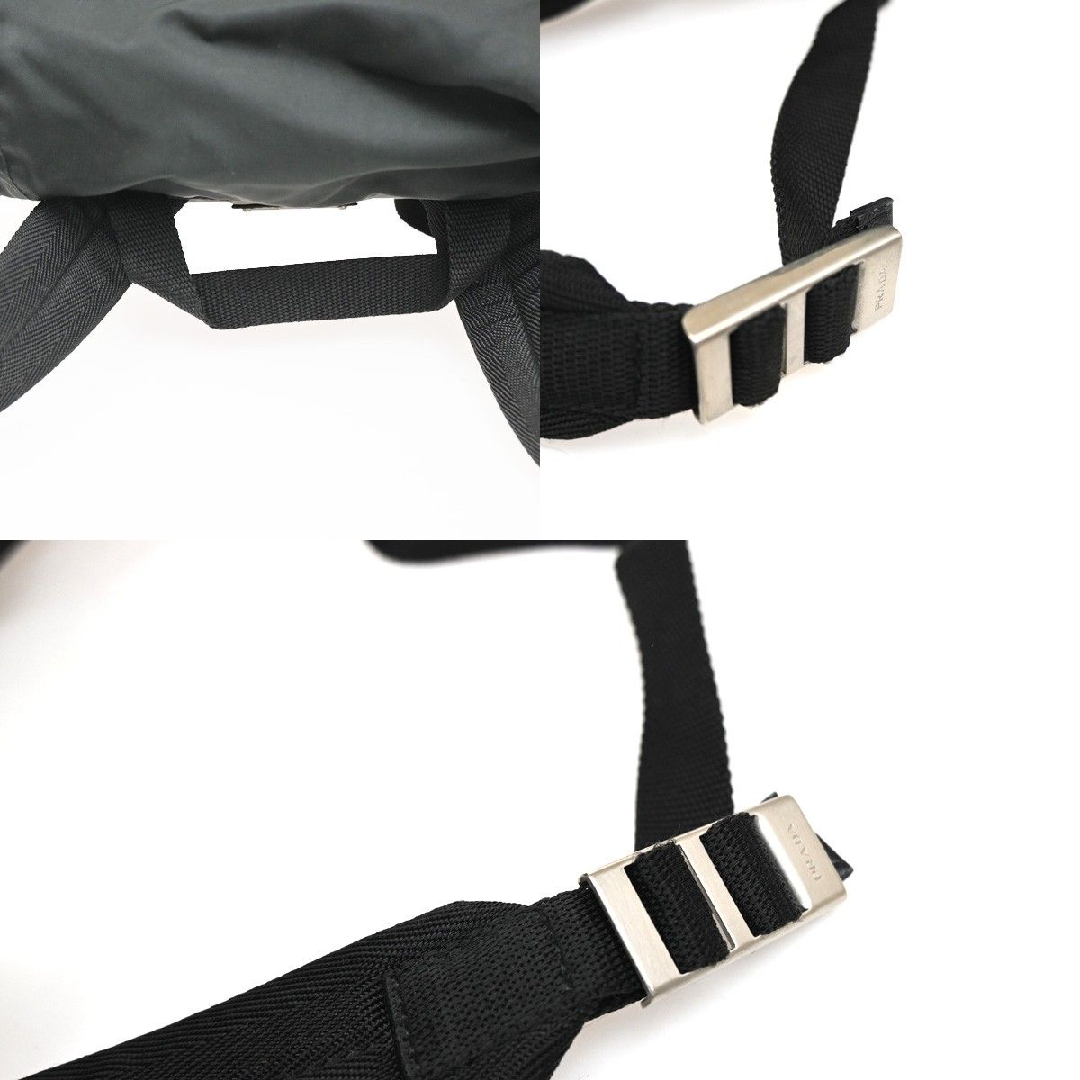 Prada Lussac Backpack Canvas Leather — view 7