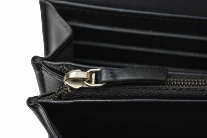 Chanel Wallet Caviar Leather Black CC Logo — view 7