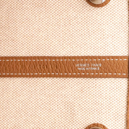 Hermes Tote Neogaden 41 Toile Ash Negonda Gold Silver — view 5