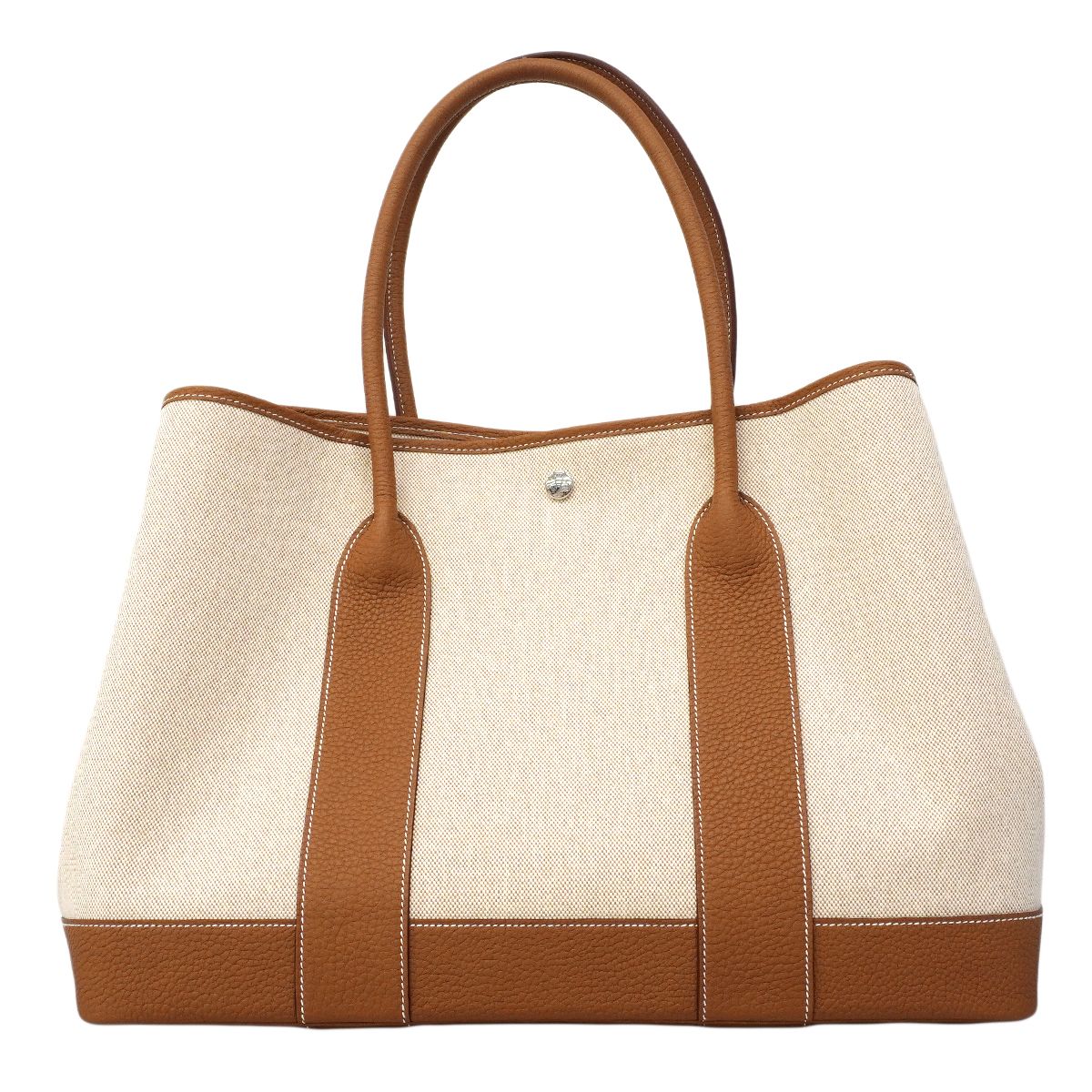 Hermes Tote Neogaden 41 Toile Ash Negonda Gold Silver — view 6