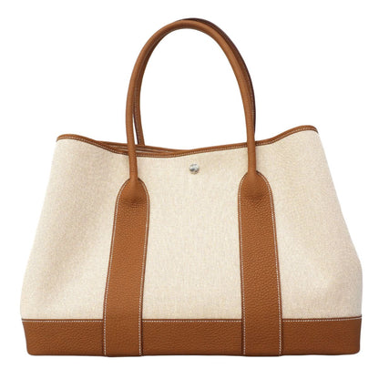 Hermes Tote Neogaden 41 Toile Ash Negonda Gold Silver — view 6