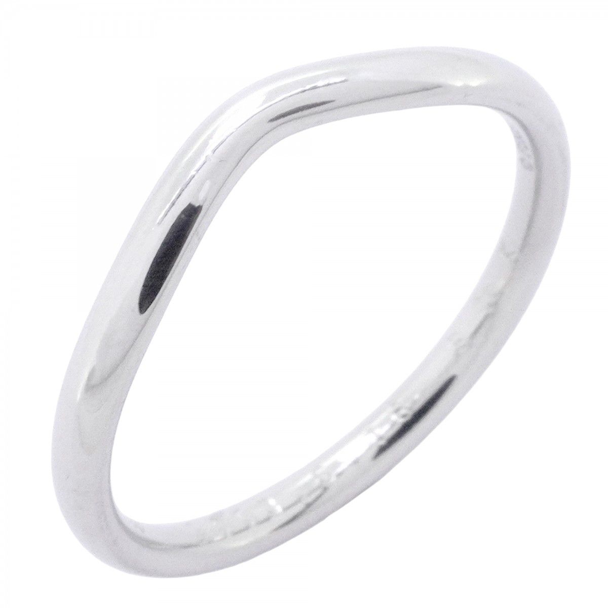 Tiffany & Co Ring Curved Band Platinum