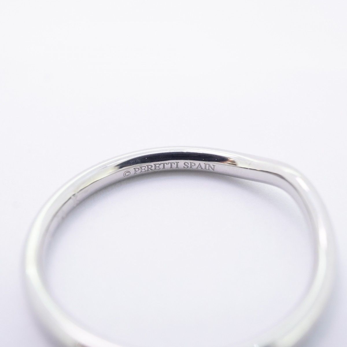 Tiffany & Co Ring Curved Band Platinum — view 5
