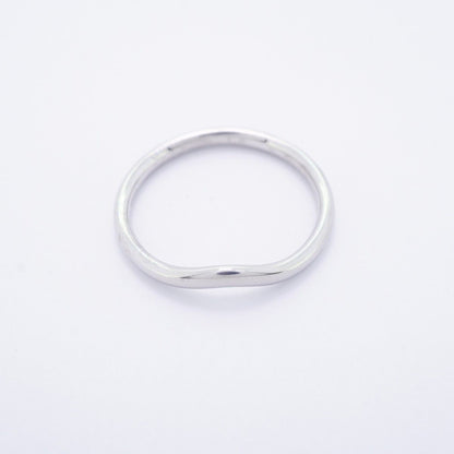 Tiffany & Co Ring Curved Band Platinum — view 3