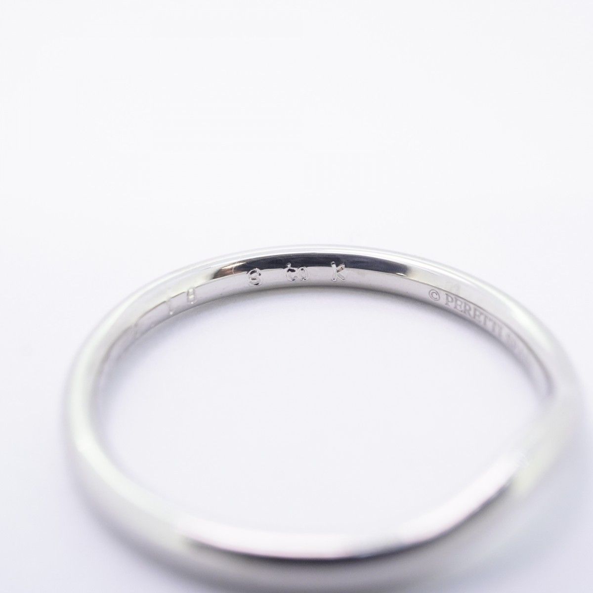 Tiffany & Co Ring Curved Band Platinum — view 7
