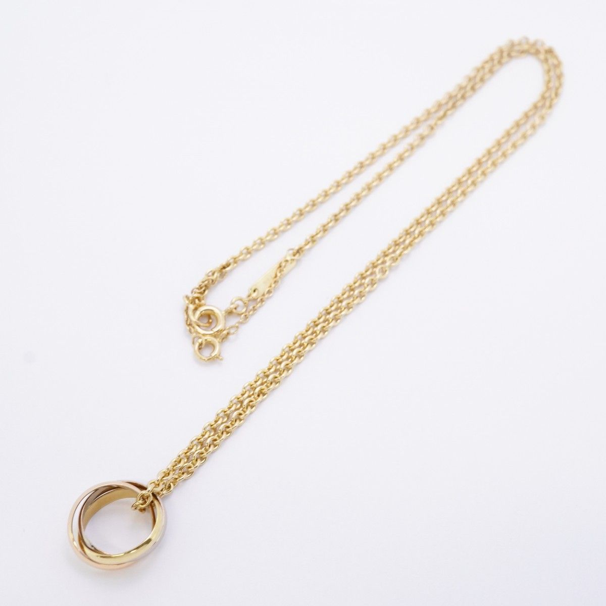 Cartier Necklace Baby Trinity 18k Yellow Gold 18k White Pink — view 3