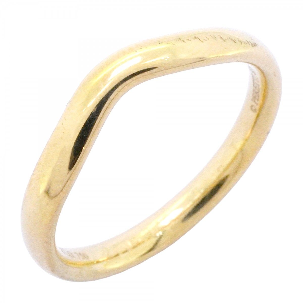 Tiffany & Co Ring Curved Band 18k Yellow Gold