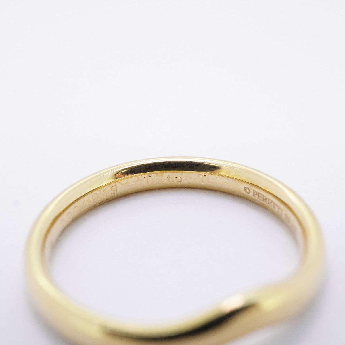 Tiffany & Co Ring Curved Band 18k Yellow Gold — view 7