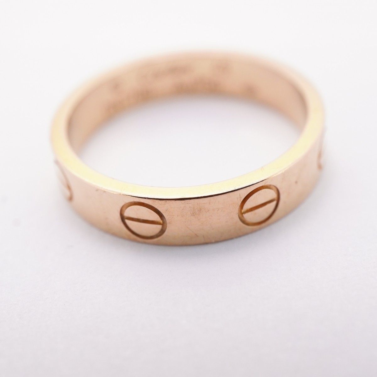 Cartier Ring Mini Love 18k Pink Gold — view 9