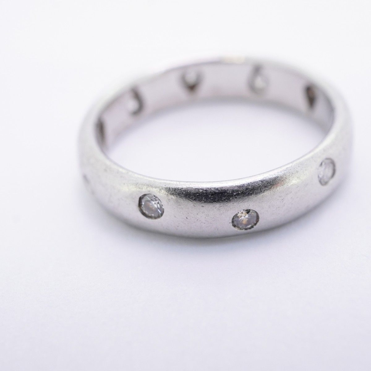 Tiffany & Co Ring Dots Platinum Diamond — view 8