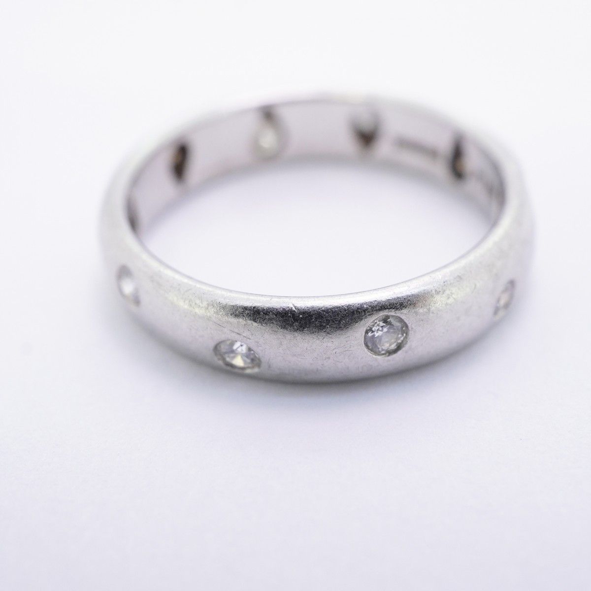 Tiffany & Co Ring Dots Platinum Diamond — view 9