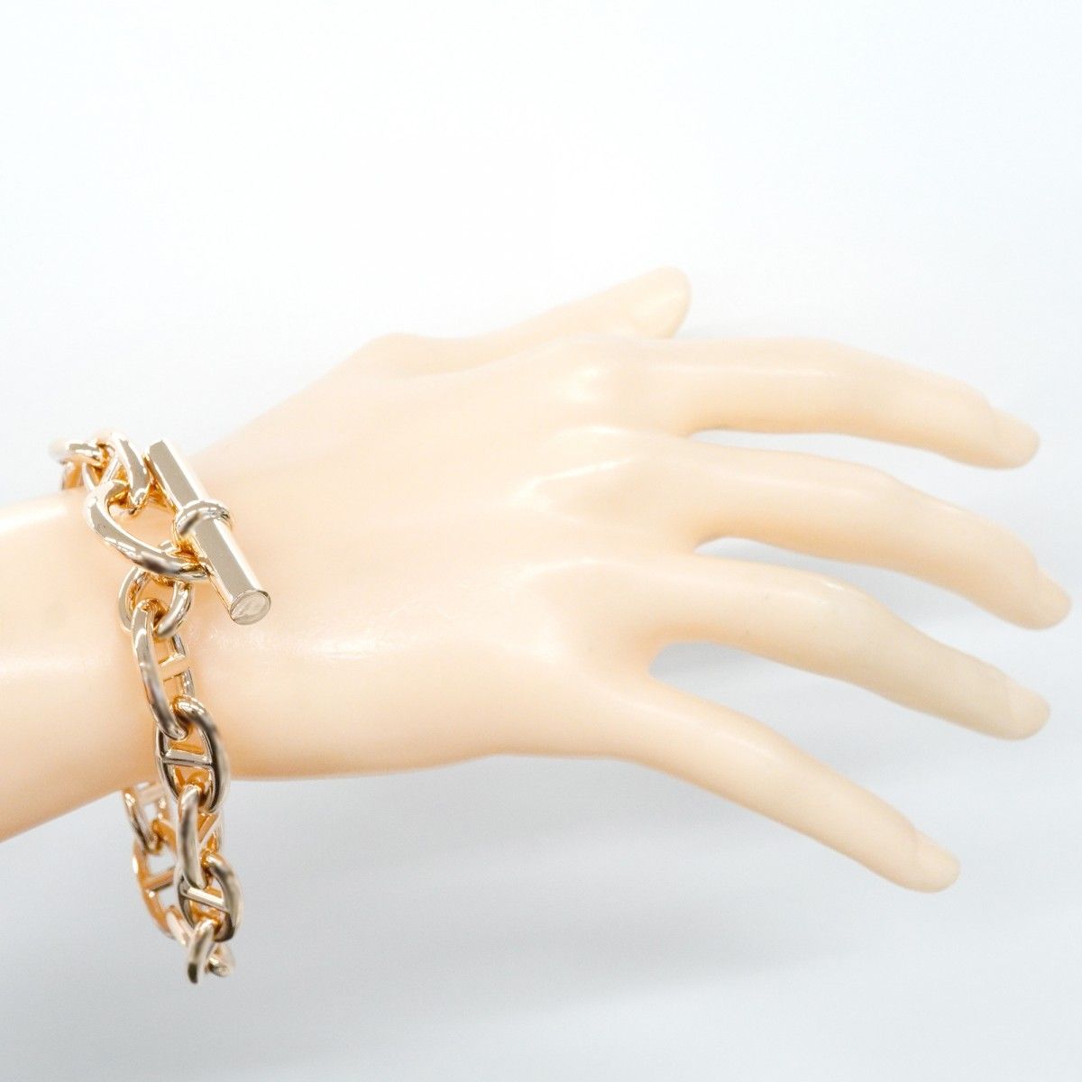 Hermes Bracelet Chaine D'ancre GM 14 Links 18k Pink Gold — view 8