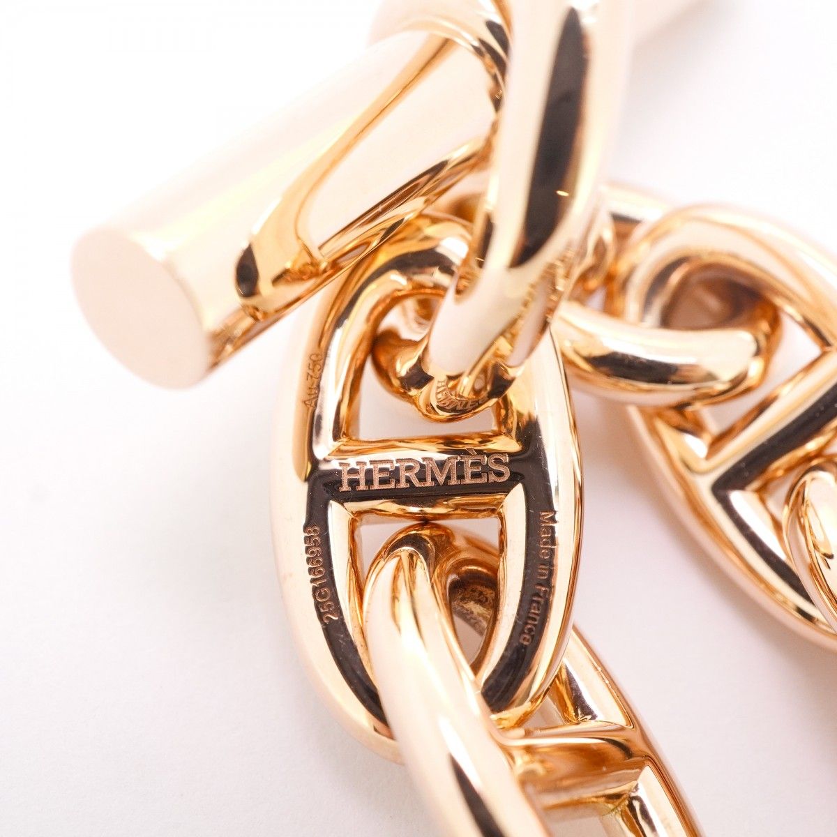 Hermes Bracelet Chaine D'ancre GM 14 Links 18k Pink Gold — view 5