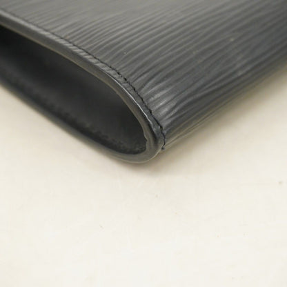 Louis Vuitton Pouch Epi Pochette Noir — view 7