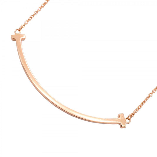 Tiffany & Co Necklace T Smile Small 18k Pink Gold