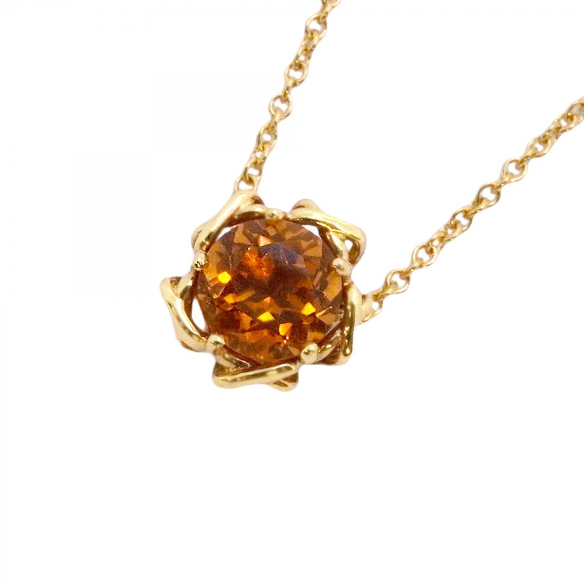 Tiffany & Co Necklace 18k Yellow Gold Citrine Oren Gilet