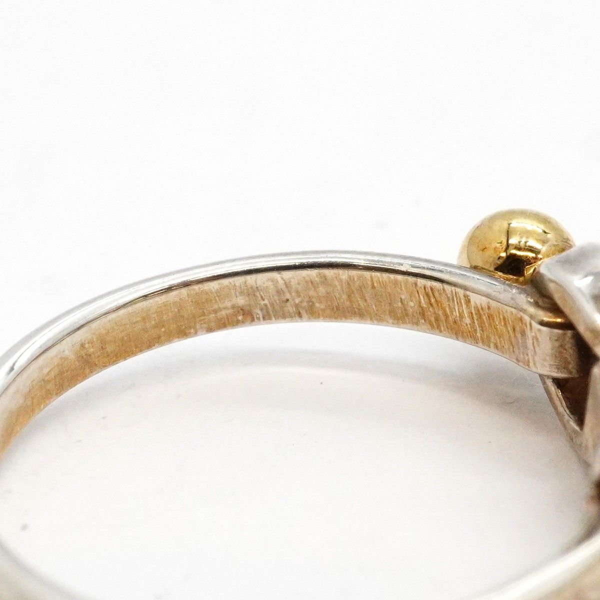 Tiffany & Co Ring Hook Eye 18k Yellow Gold 925 Sterling Silver — view 9